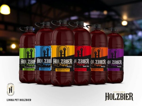 Desfrute do Sabor Premium com Chopp Artesanal Holzbier na Ilha Growler PET Descartável | Seu Chopp Extra Garantido